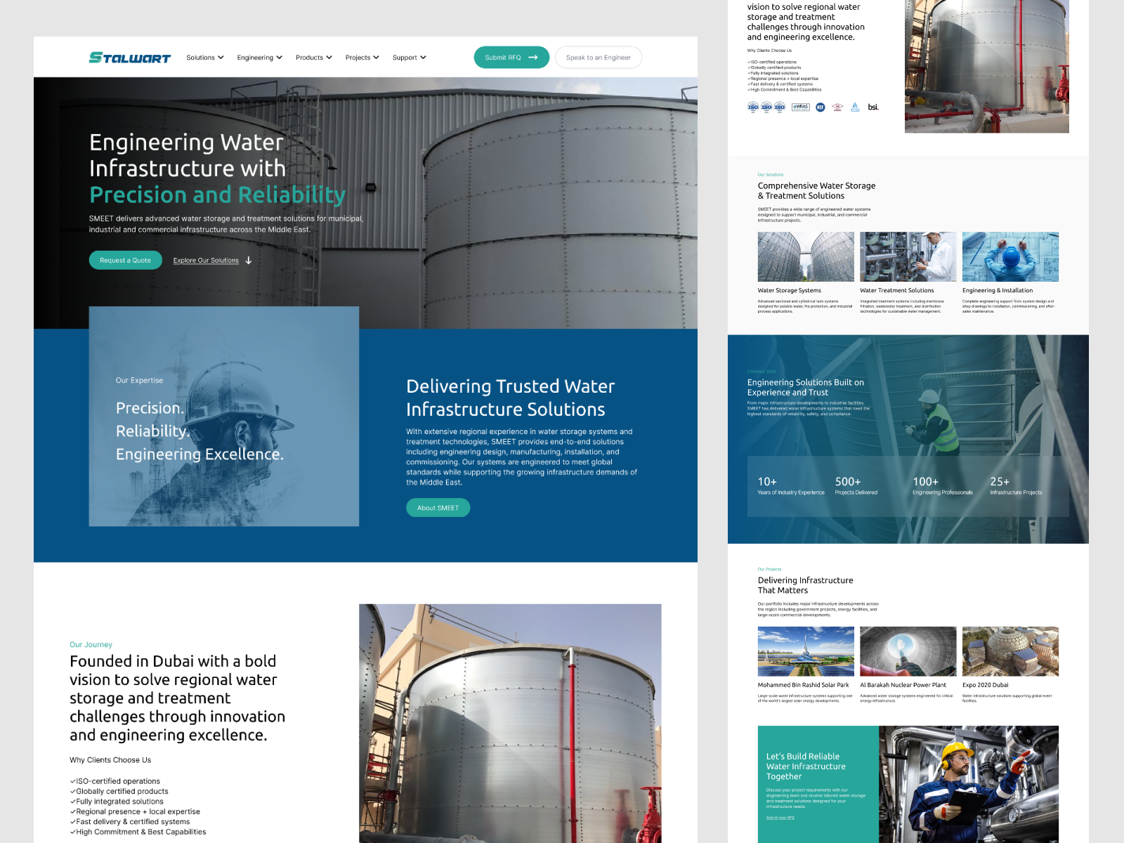 WordPress website design for Stalwart